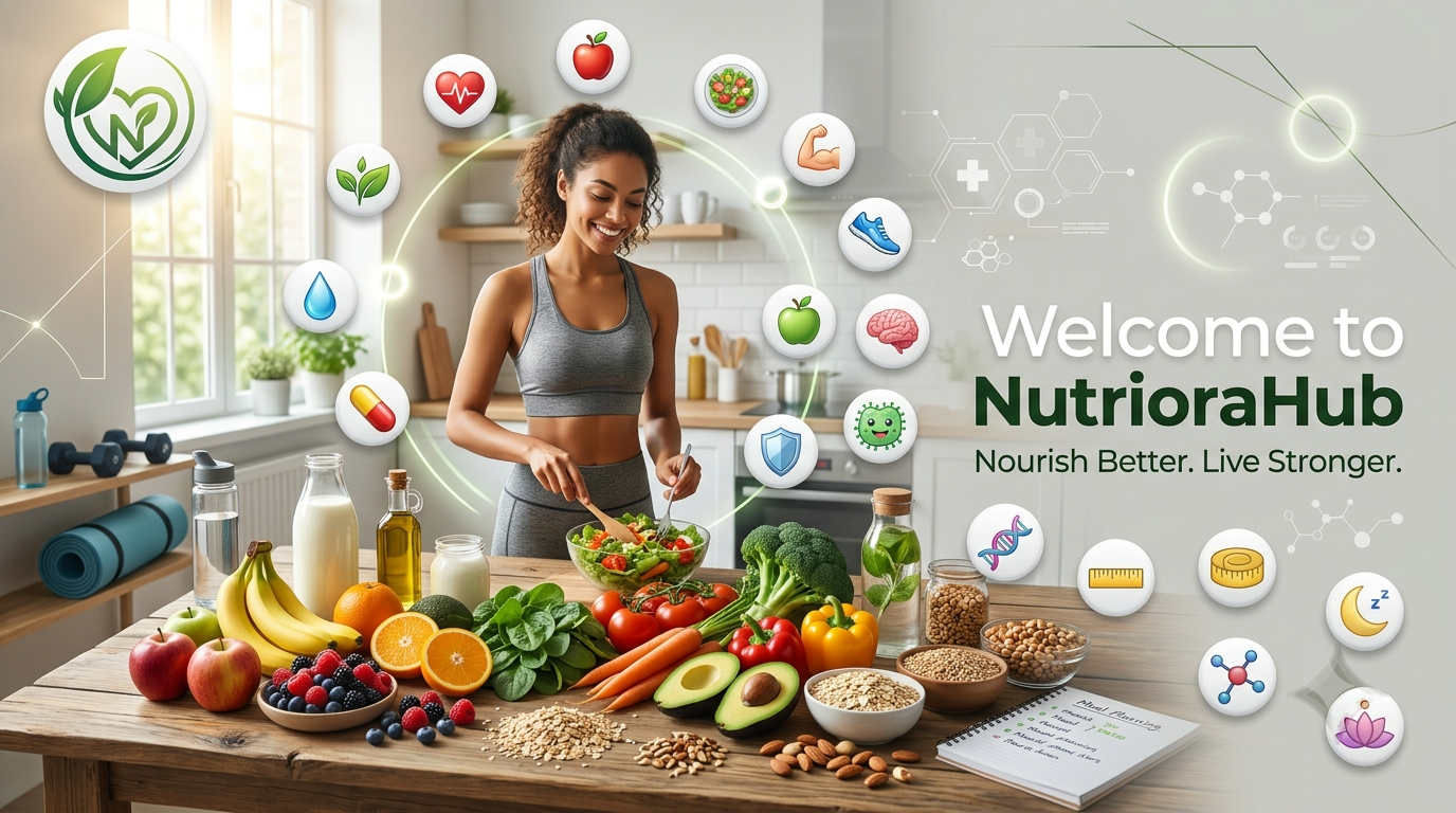 Welcome to NutrioraHub – Nourish Better. Live Stronger.